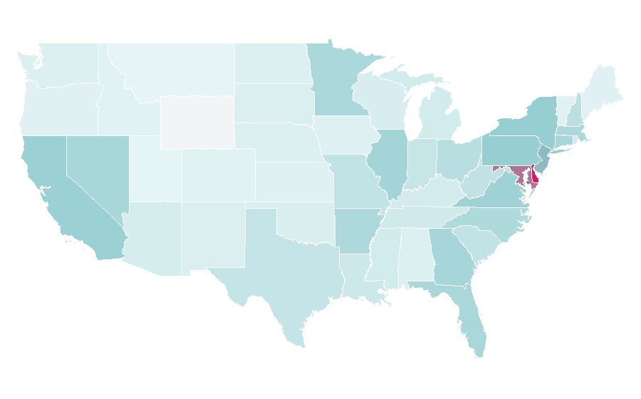 Affinity by region — TGIF, United States