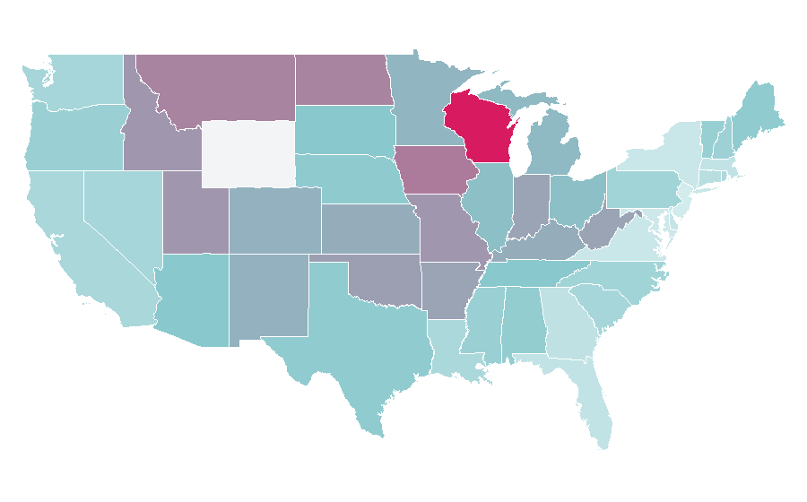 Affinity by region — That '70s Show (Official), United States