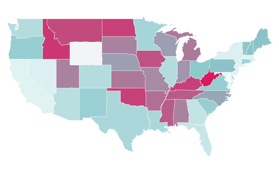 Affinity by region — The A-Team, United States