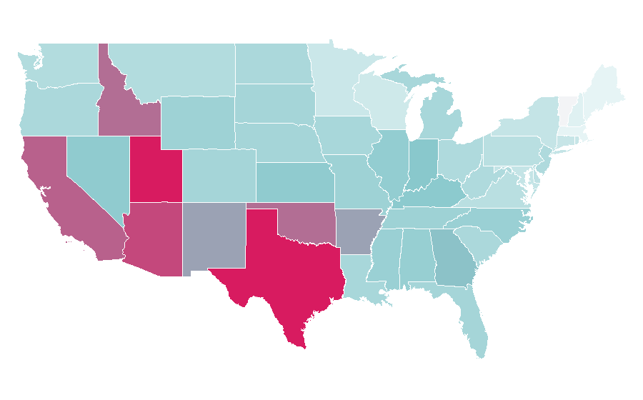 Affinity by region — The Amazing Spider-Man (2012 video game), United States
