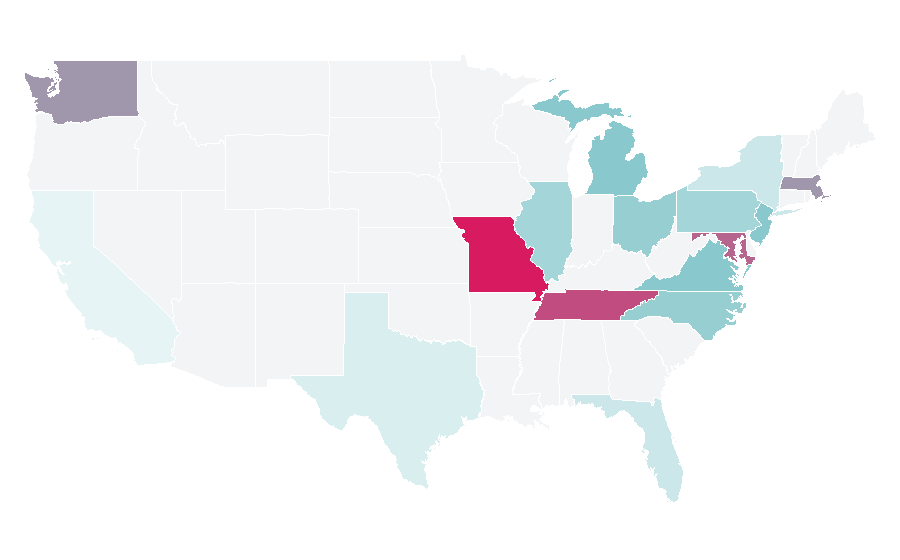 Affinity by region — The American University of Iraq – Sulaimani, United States