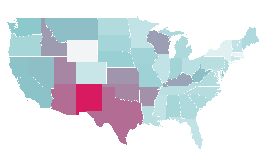 Affinity by region — The Angry Birds Movie, United States