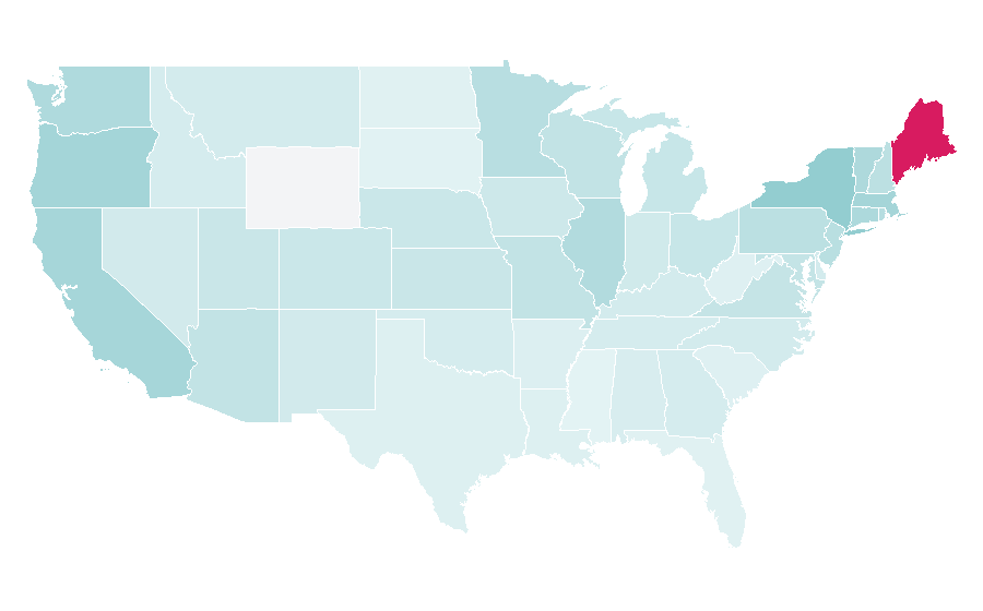 Affinity by region — The Apartment, United States