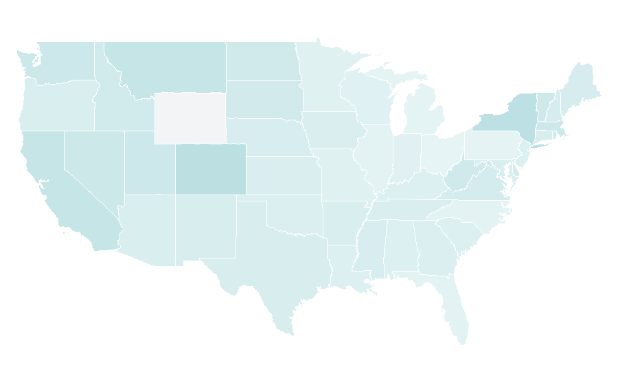 Affinity by region — The Australian, United States