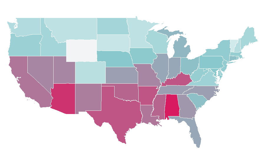 Affinity by region — The Avengers (TV series), United States