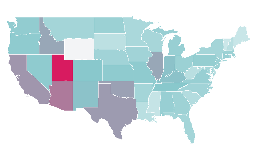 Affinity by region — The Batman (TV series), United States