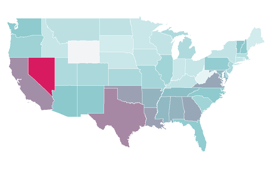 Affinity by region — The Black Eyed Peas, United States