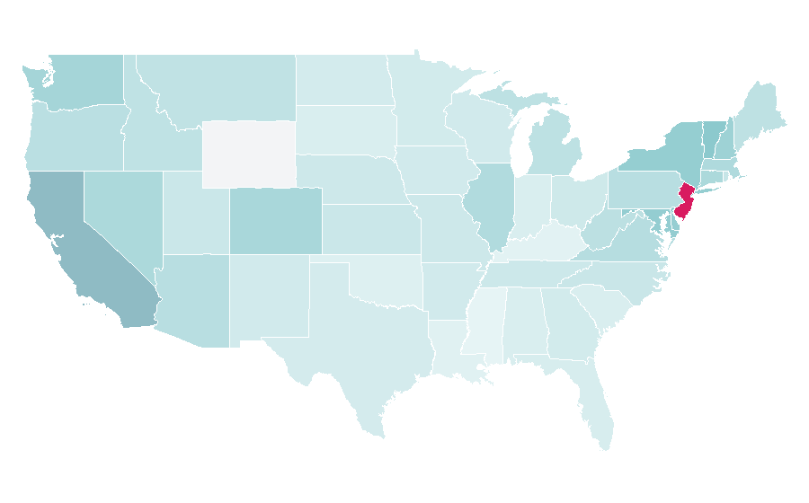 Affinity by region — The Body Shop, United States