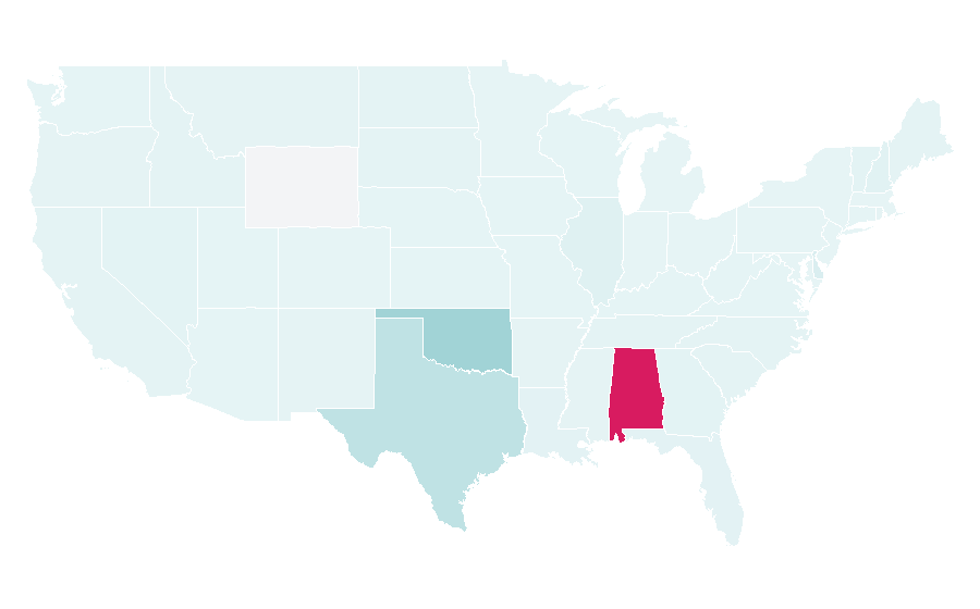 Affinity by region — The Catch (TV series), United States
