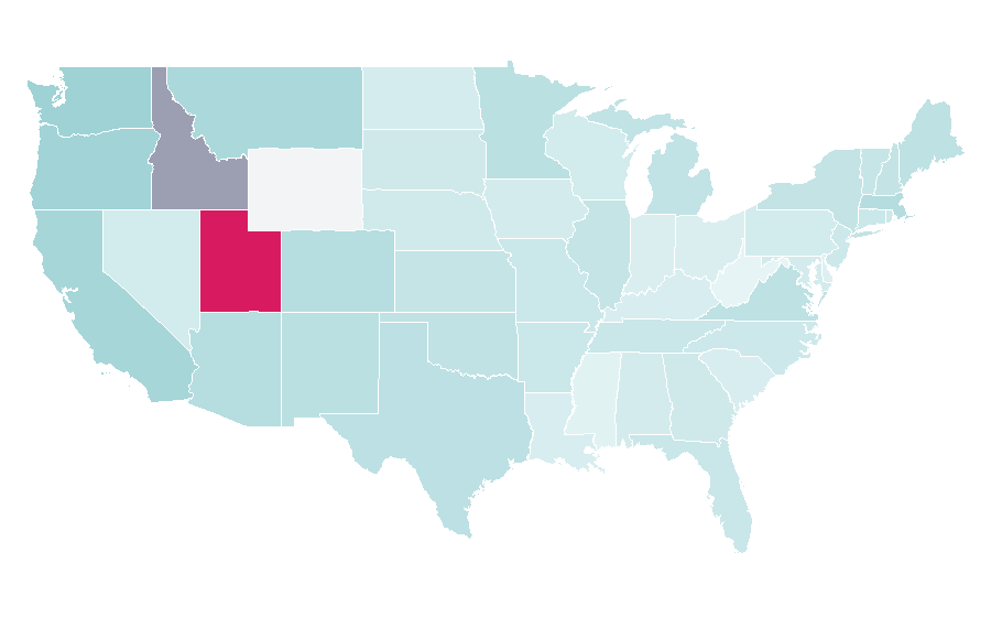 Affinity by region — The Count of Monte Cristo, United States