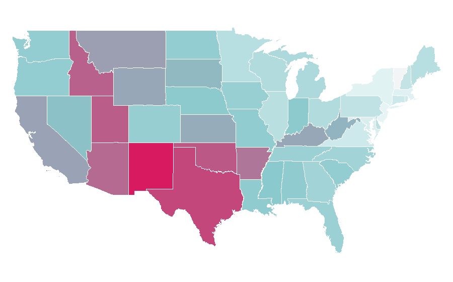 Affinity by region — The Croods, United States
