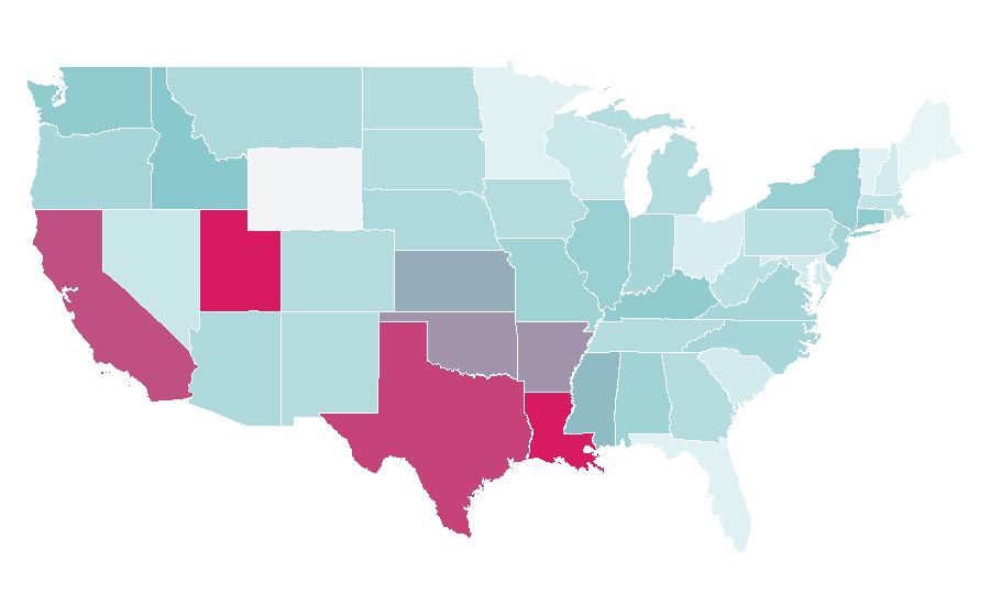 Affinity by region — The Curious Case of Benjamin Button (film), United States