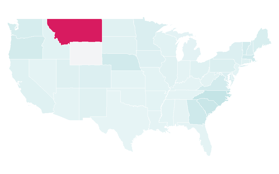 Affinity by region — The Daily, United States