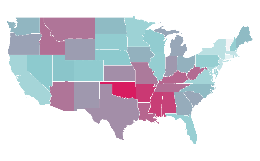 Affinity by region — The Dark Tower (series), United States