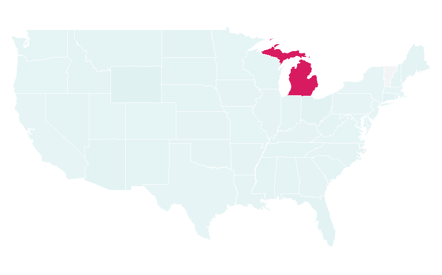Affinity by region — The Detroit News, United States