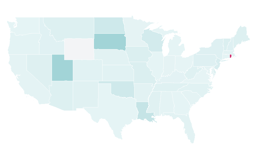 Affinity by region — The Districts, United States