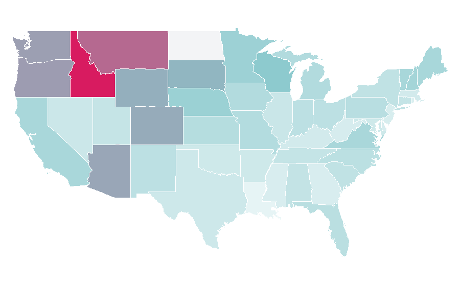 Affinity by region — The Epoch Times, United States