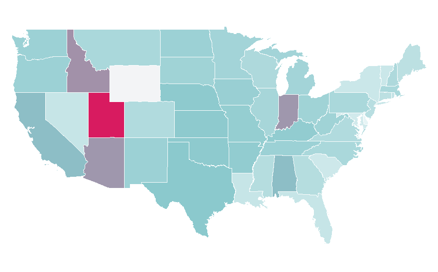 Affinity by region — The Fault in Our Stars (film), United States