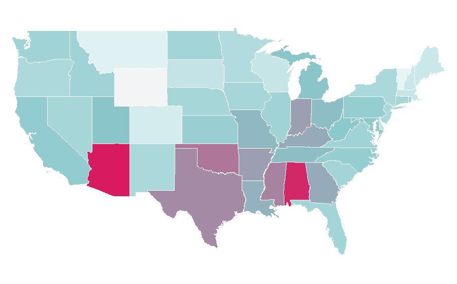 Affinity by region — The Flash (comic book), United States