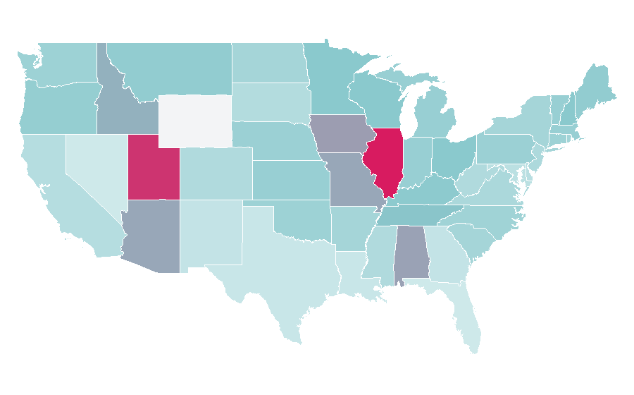 Affinity by region — The Fugitive (TV series), United States