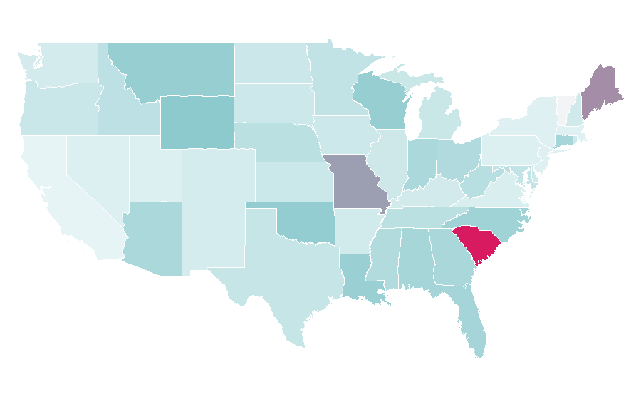 Affinity by region — The Gathering (band), United States