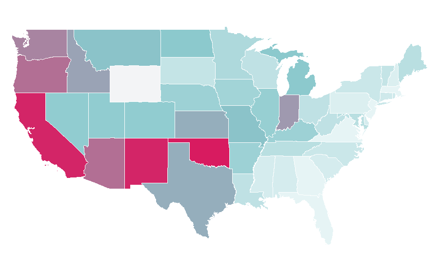 Affinity by region — The Green Hornet (2011 film), United States
