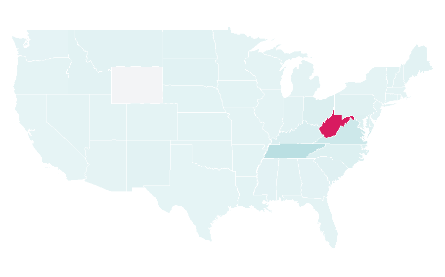 Affinity by region — The Greenbrier, United States