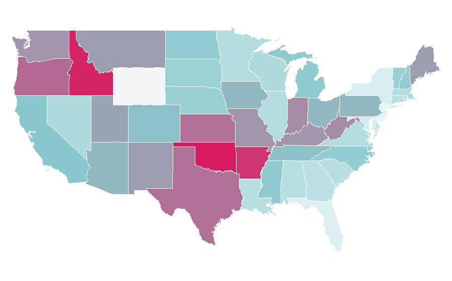 Affinity by region — The Happening (2008 film), United States