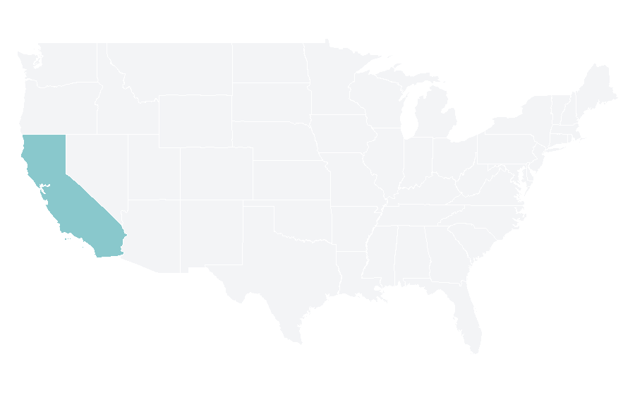 Affinity by region — The happy cats, United States