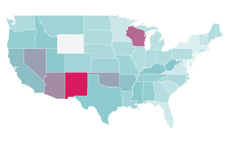 Affinity by region — The Hills Have Eyes (1977 film), United States