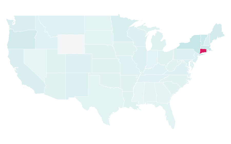 Affinity by region — The Hours (film), United States