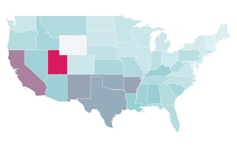 Affinity by region — The Hunchback of Notre Dame (1996 film), United States