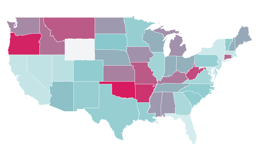 Affinity by region — The Hunt (2012 film), United States