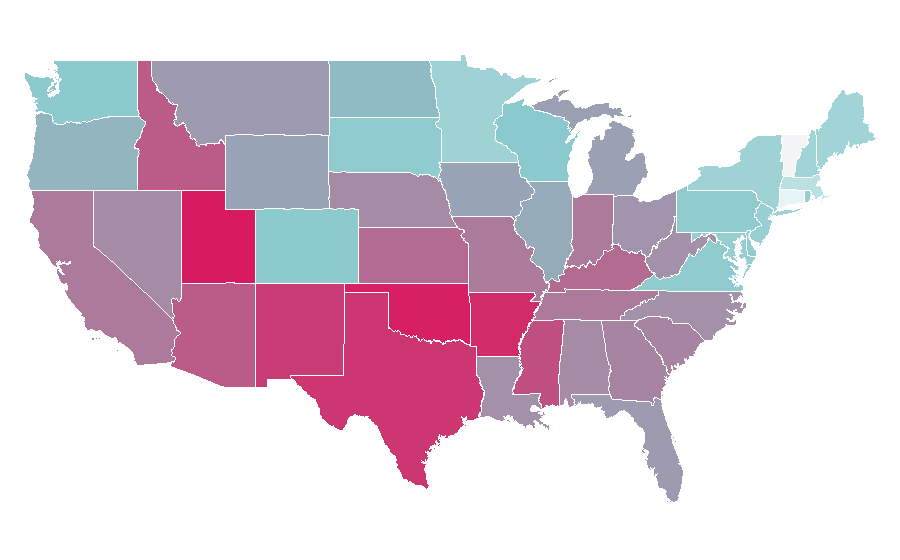 Affinity by region — The Incredible Hulk (film), United States