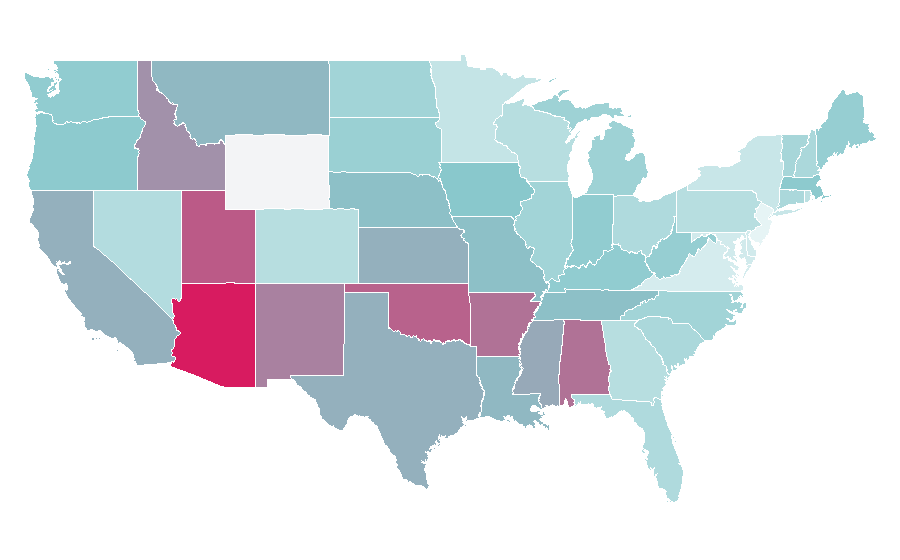 Affinity by region — The Jungle Book, United States