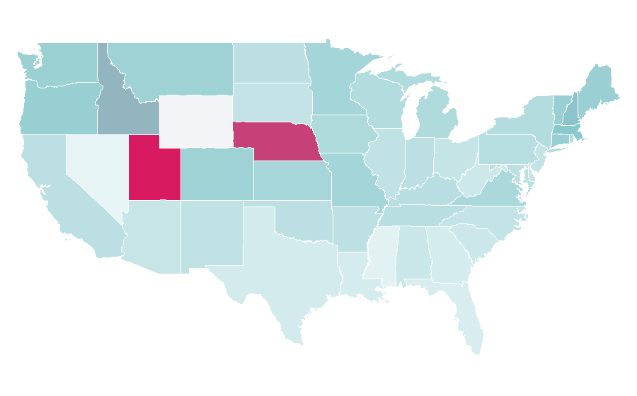 Affinity by region — The King's Speech (Film), United States