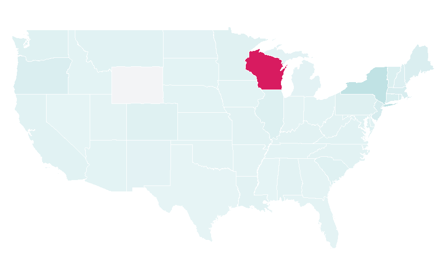 Affinity by region — The Knick, United States