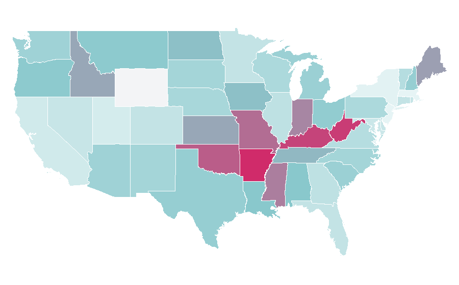 Affinity by region — The Last House on the Left (2009 film), United States