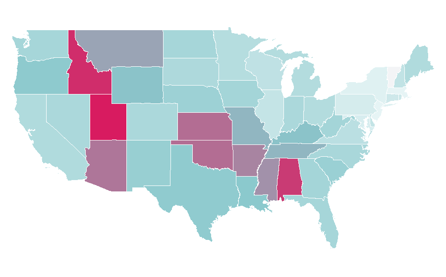 Affinity by region — The Legend of Tarzan (film), United States