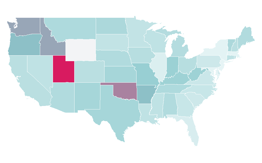 Affinity by region — The Legend of Zelda: Ocarina of Time, United States