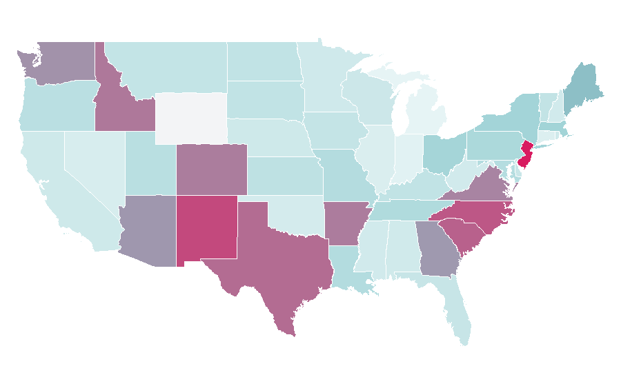Affinity by region — The Little Gym, United States