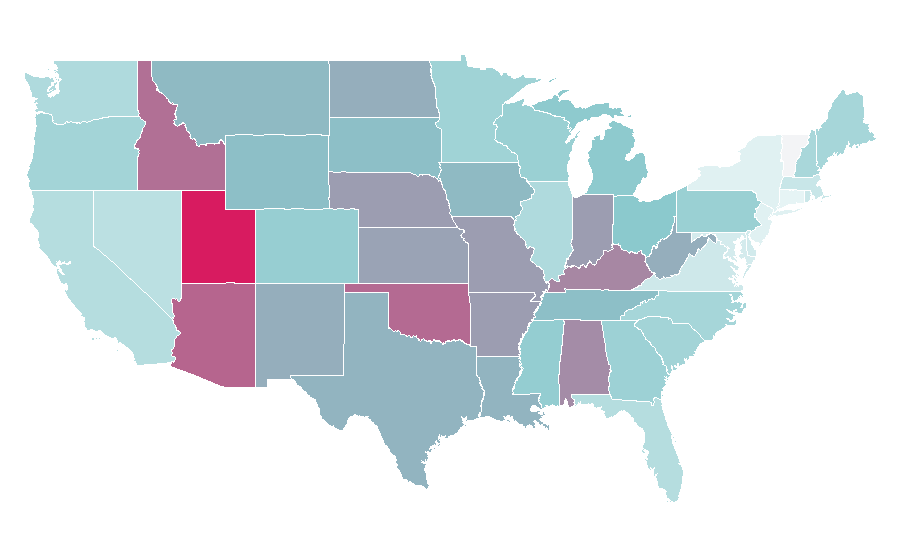 Affinity by region — The Lorax, United States