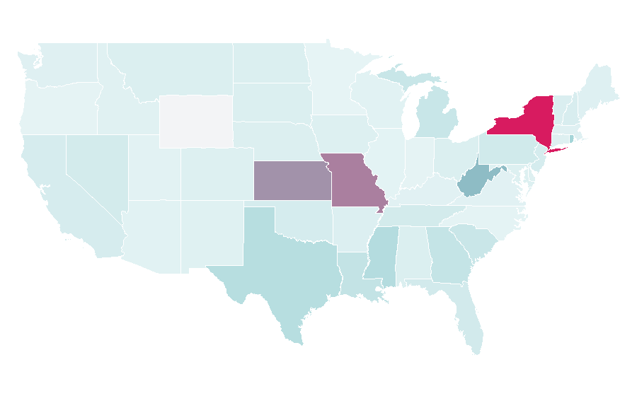 Affinity by region — The Lunch Box, United States