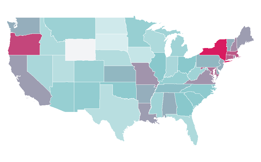 Affinity by region — The Manchurian Candidate (2004 film), United States