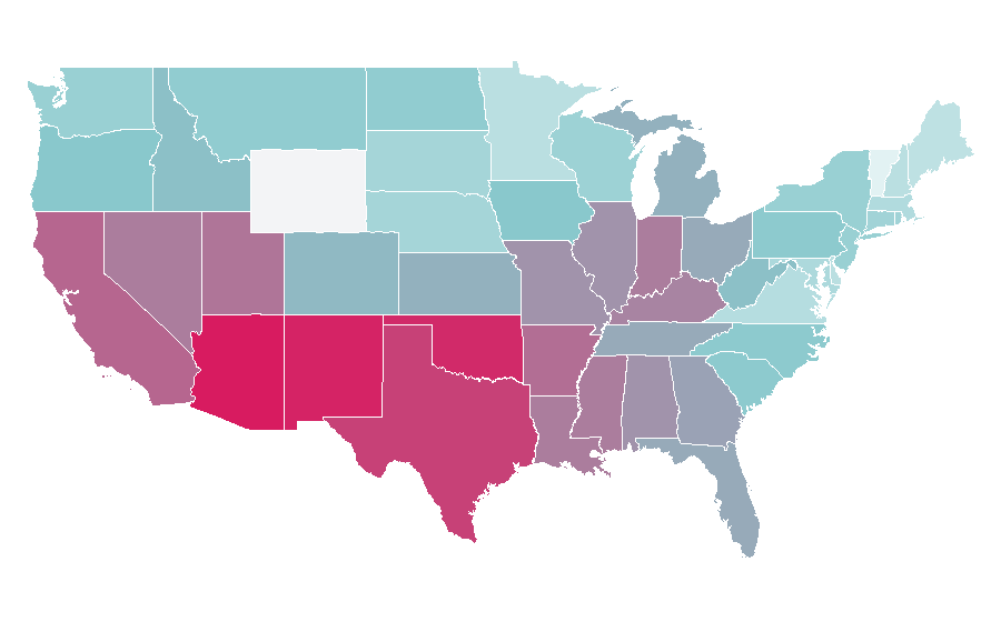 Affinity by region — The Mask (film), United States