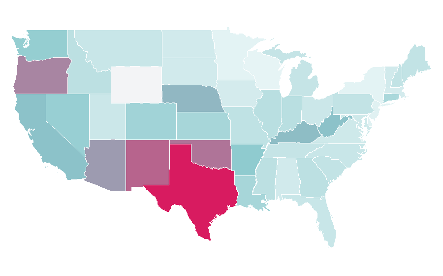 Affinity by region — The Maxx, United States