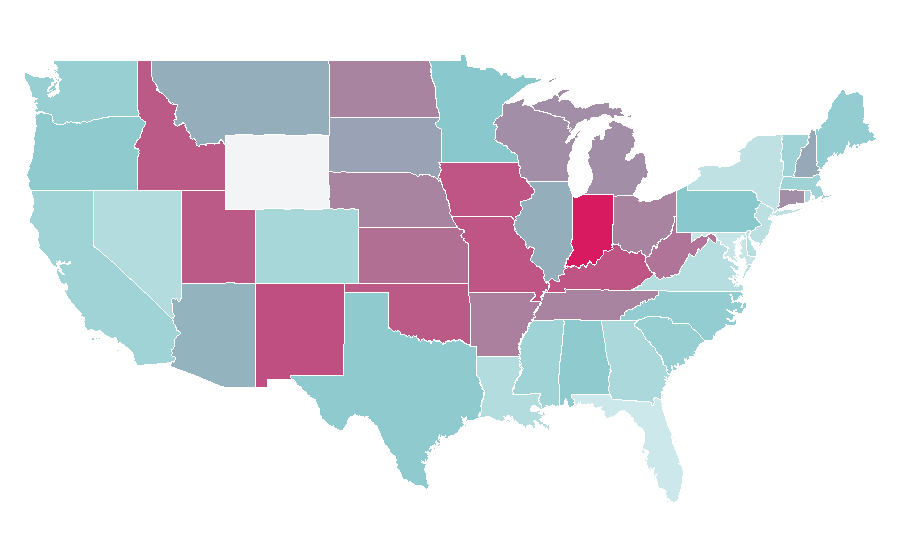 Affinity by region — The Mechanic (2011 film), United States