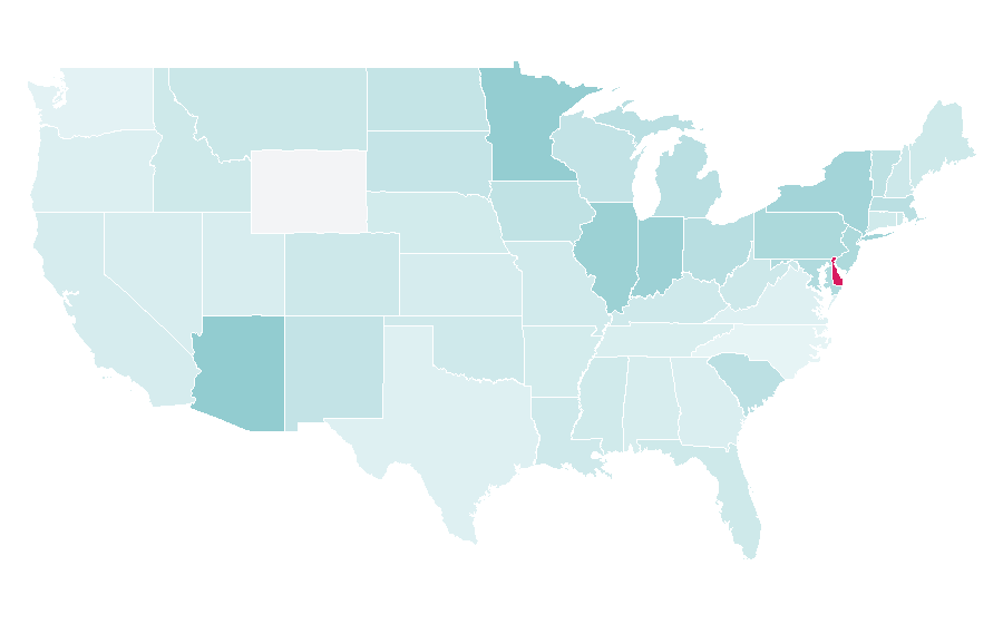 Affinity by region — The Movie Channel, United States