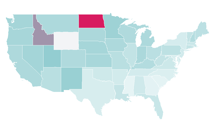 Affinity by region — The Offspring, United States