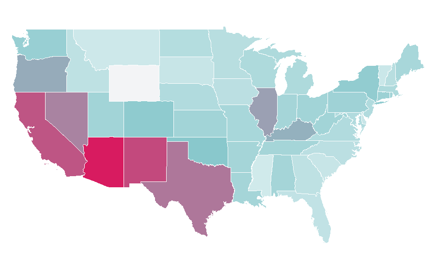 Affinity by region — The Omen, United States